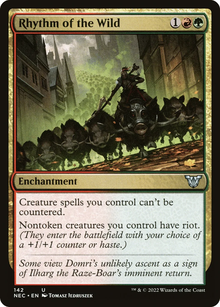Rhythm of the Wild · Neon Dynasty Commander