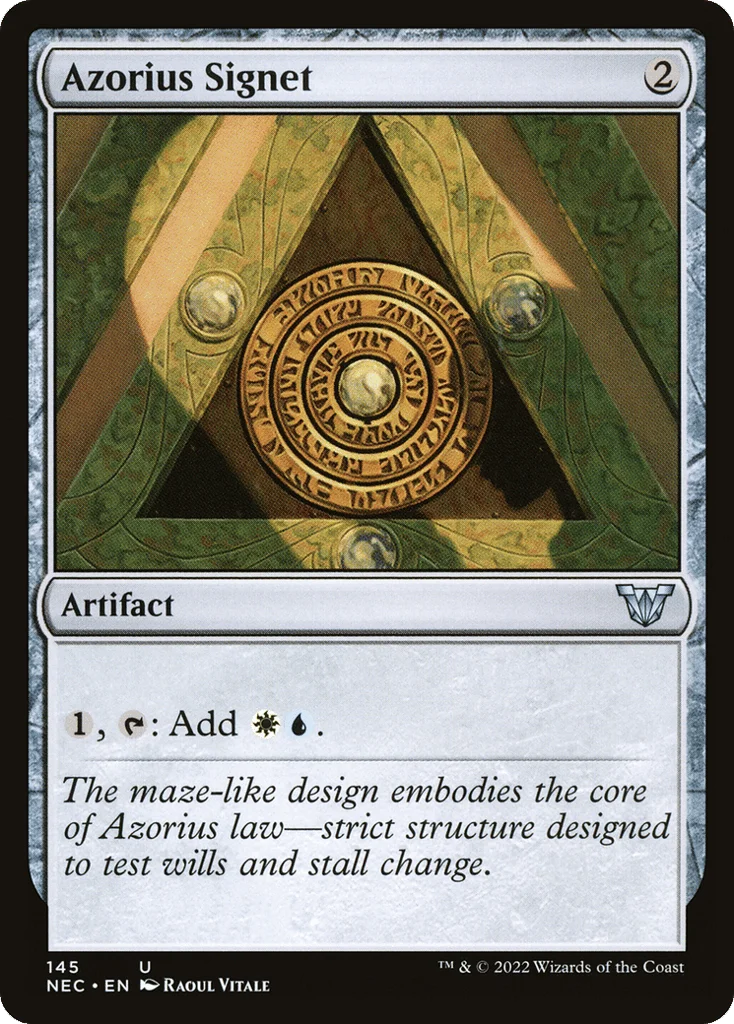 Azorius Signet · Neon Dynasty Commander