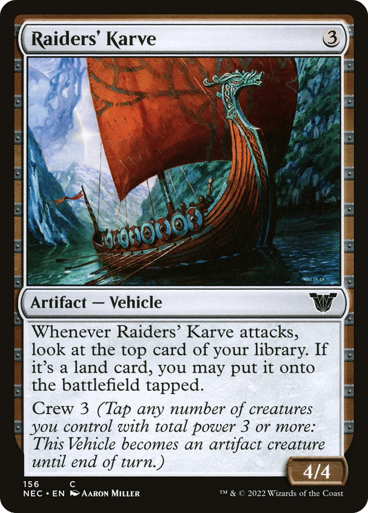 Raiders' Karve · Neon Dynasty Commander
