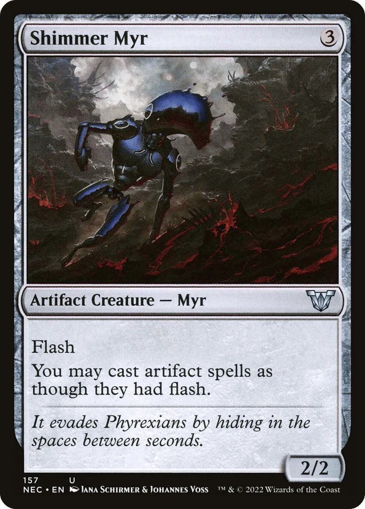 Shimmer Myr · Neon Dynasty Commander