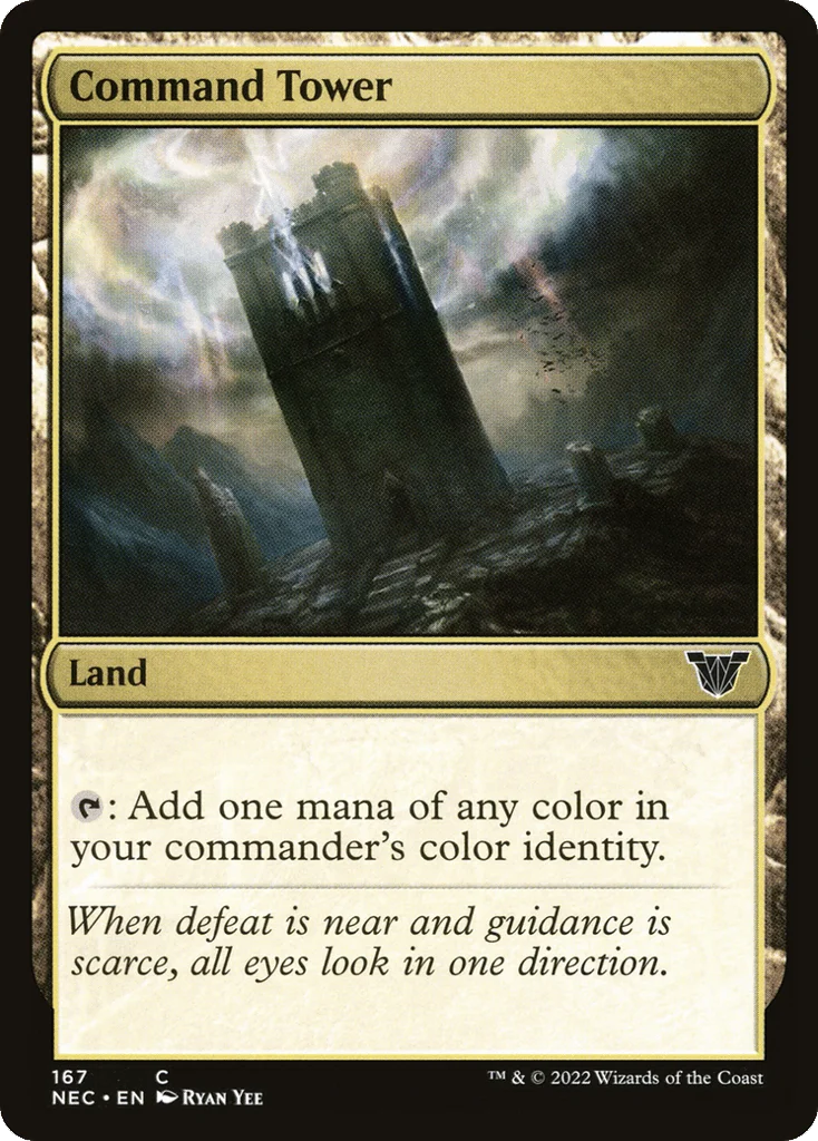 Command Tower · Neon Dynasty Commander