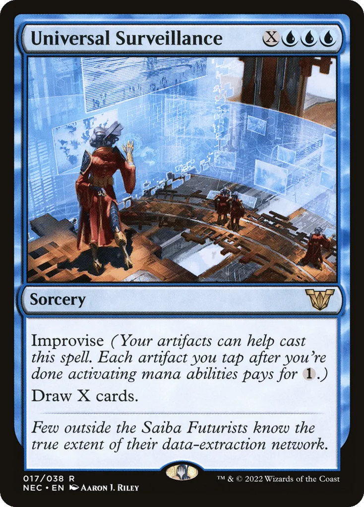 Universal Surveillance · Neon Dynasty Commander