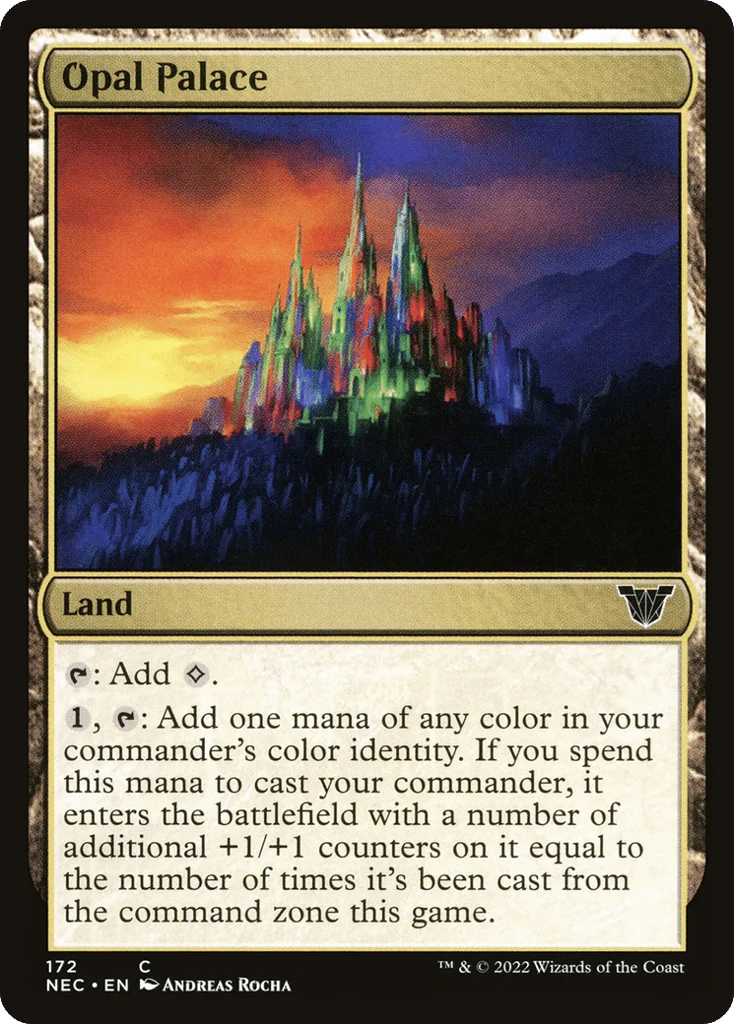 Opal Palace · Neon Dynasty Commander