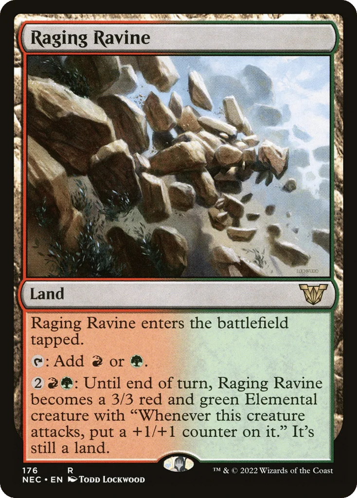 Raging Ravine · Neon Dynasty Commander
