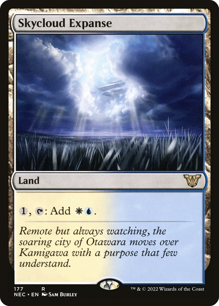 Skycloud Expanse · Neon Dynasty Commander