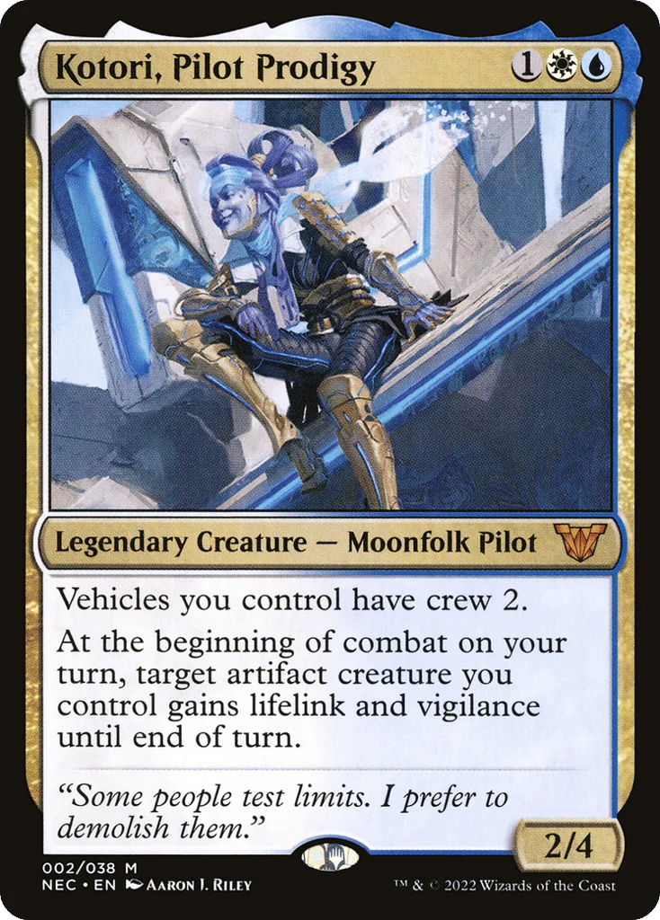 Kotori, Pilot Prodigy · Neon Dynasty Commander