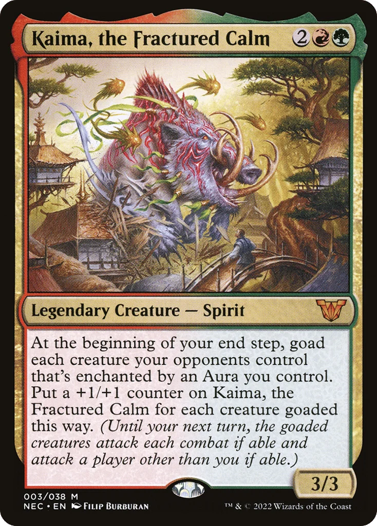 Kaima, the Fractured Calm · Neon Dynasty Commander