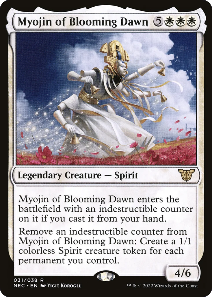 Myojin of Blooming Dawn · Neon Dynasty Commander
