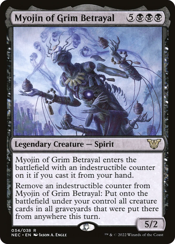 Myojin of Grim Betrayal · Neon Dynasty Commander