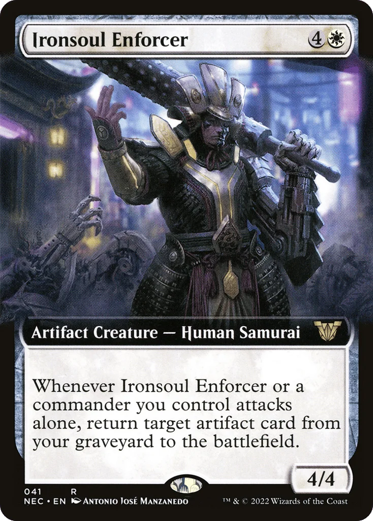 Ironsoul Enforcer · Neon Dynasty Commander