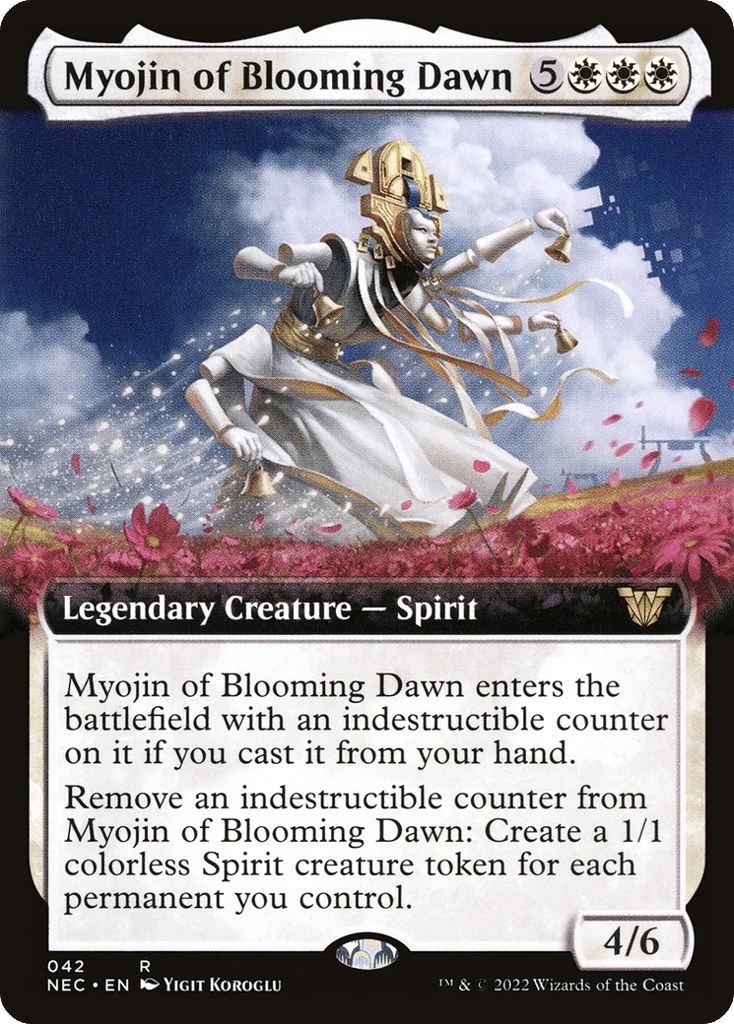 Myojin of Blooming Dawn · Neon Dynasty Commander