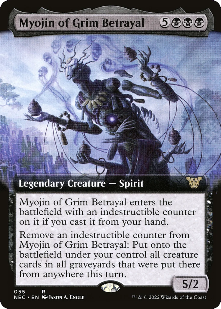 Myojin of Grim Betrayal · Neon Dynasty Commander