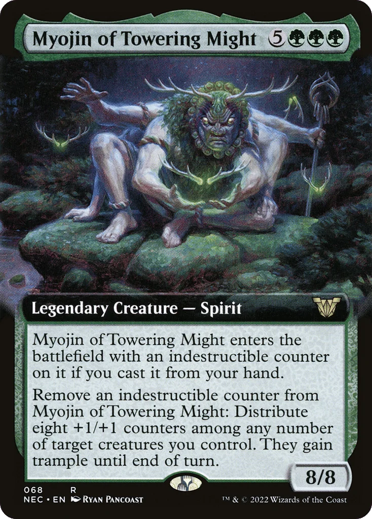 Myojin of Towering Might · Neon Dynasty Commander