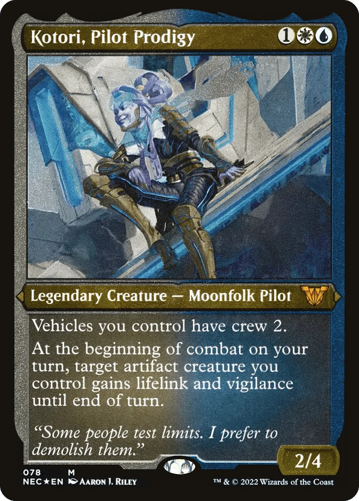 Kotori, Pilot Prodigy · Neon Dynasty Commander