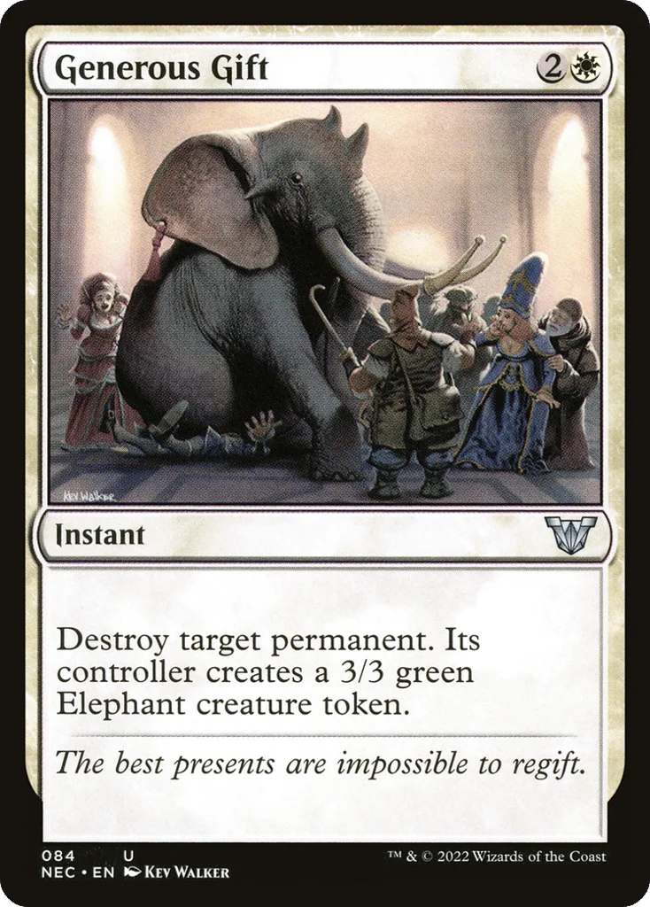 Generous Gift · Neon Dynasty Commander