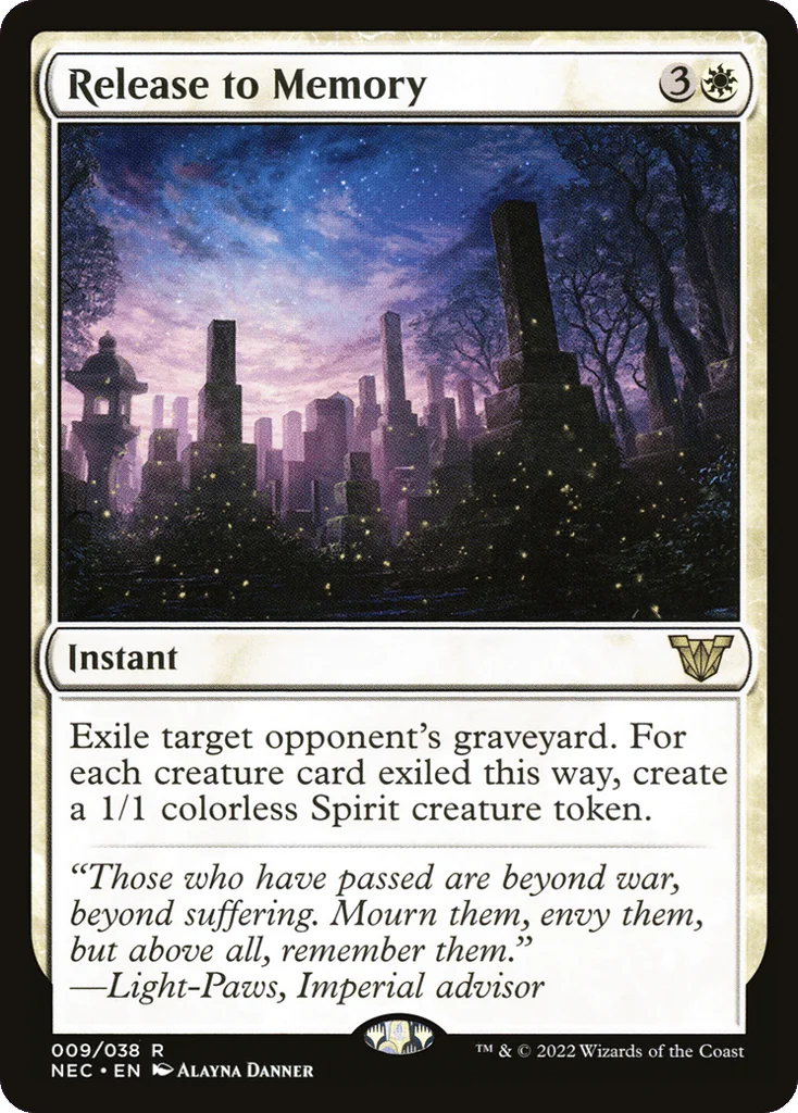 Release to Memory · Neon Dynasty Commander