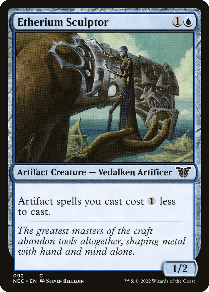 Etherium Sculptor · Neon Dynasty Commander