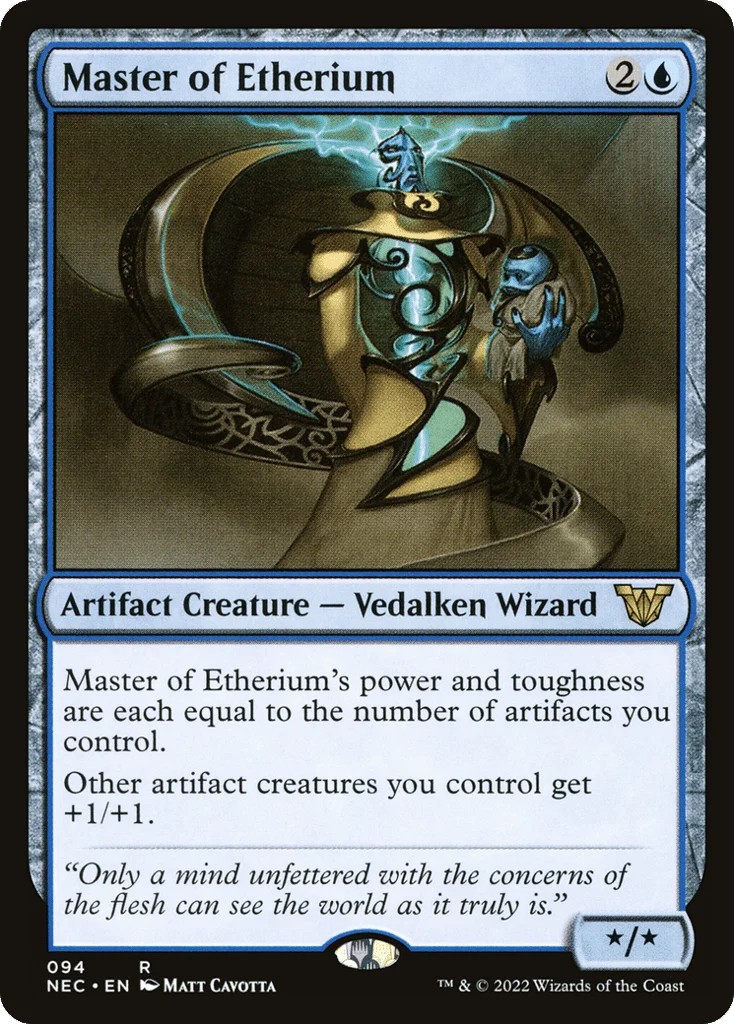 Master of Etherium · Neon Dynasty Commander