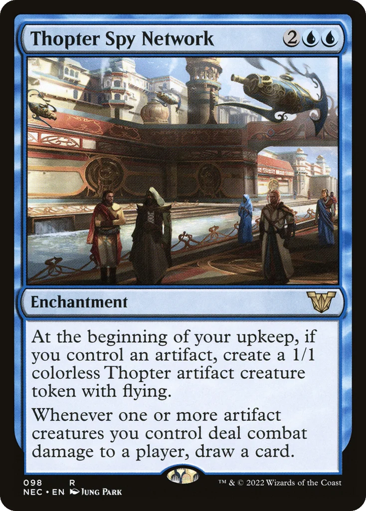 Thopter Spy Network · Neon Dynasty Commander