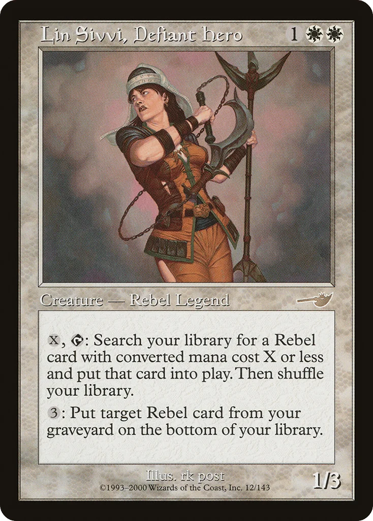 Lin Sivvi, Defiant Hero · Nemesis