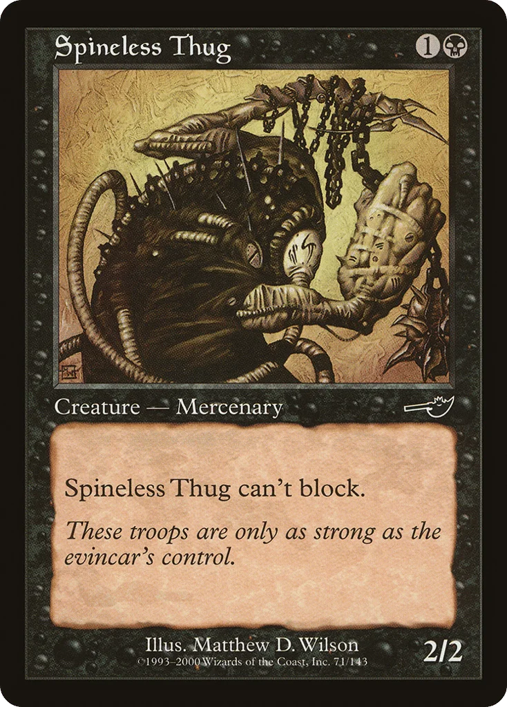 Spineless Thug · Nemesis