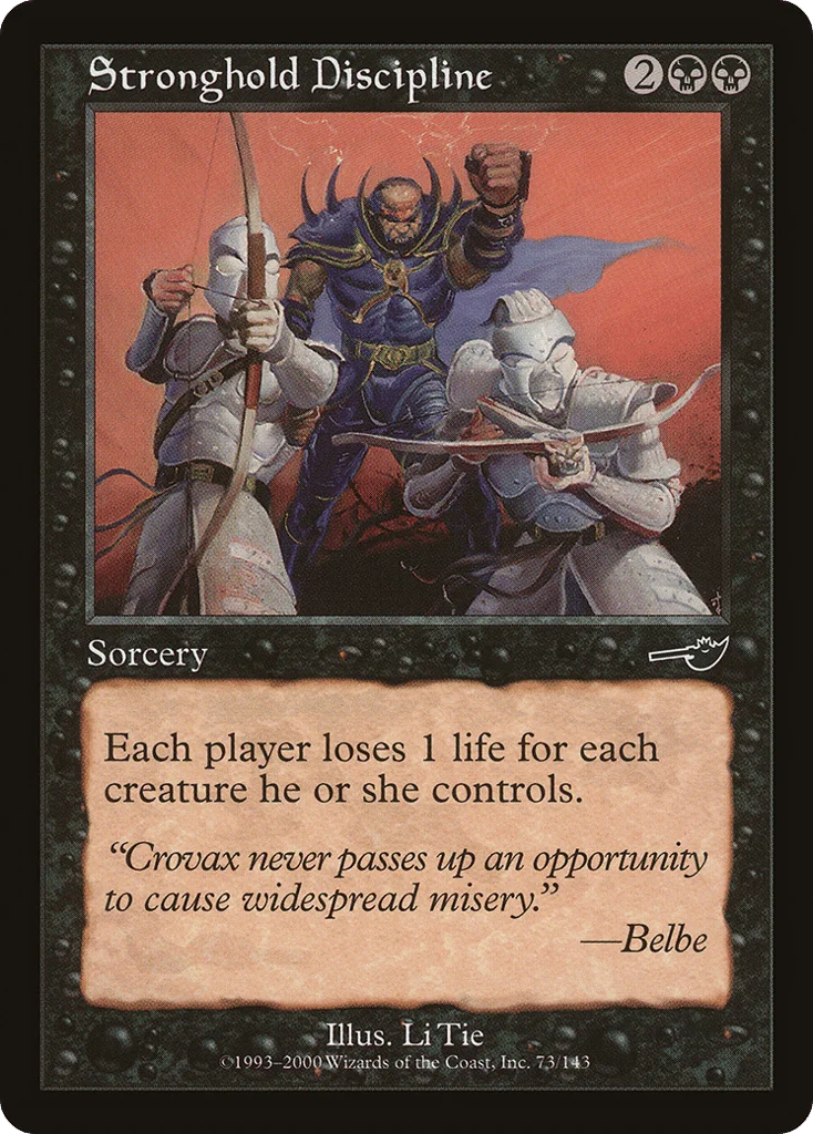 Stronghold Discipline · Nemesis