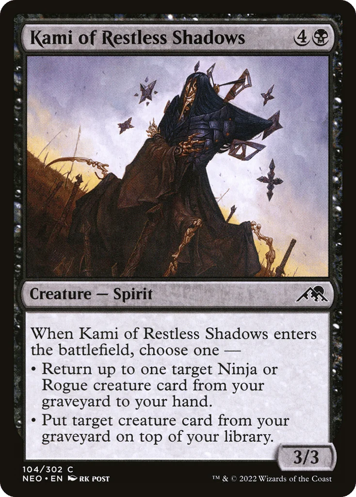 Kami of Restless Shadows · Kamigawa: Neon Dynasty