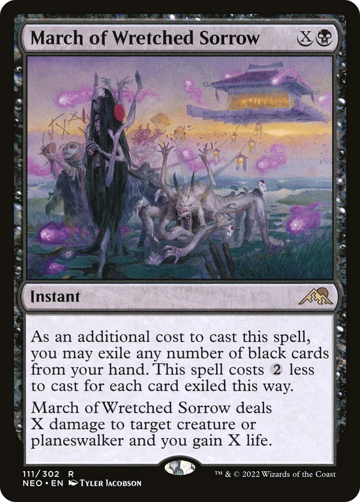 March of Wretched Sorrow · Kamigawa: Neon Dynasty