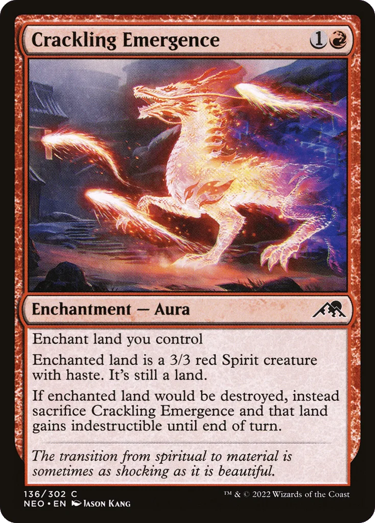 Crackling Emergence · Kamigawa: Neon Dynasty