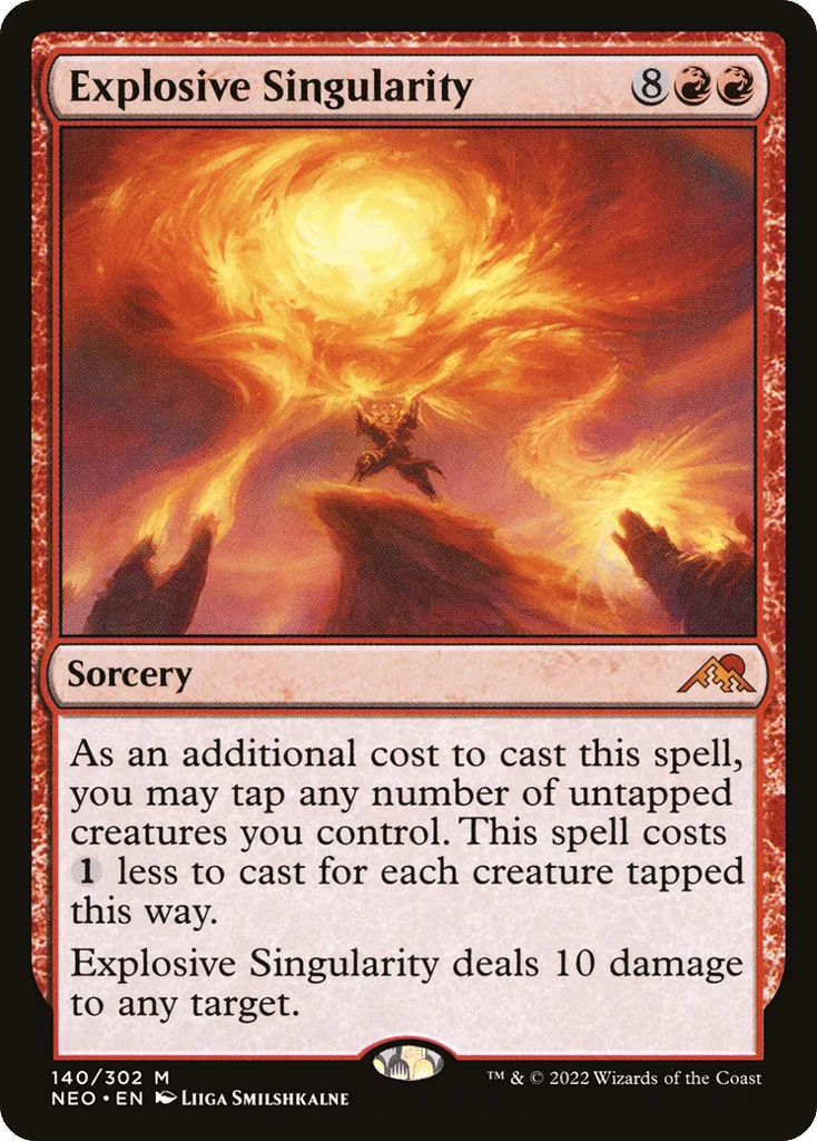 Explosive Singularity · Kamigawa: Neon Dynasty