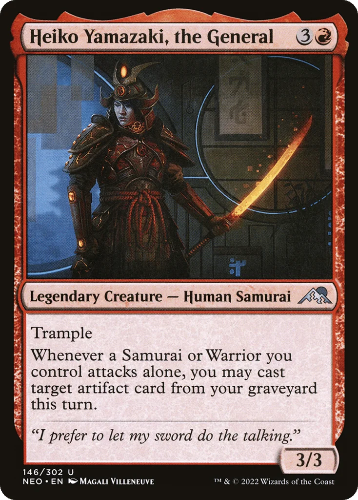 Heiko Yamazaki, the General · Kamigawa: Neon Dynasty