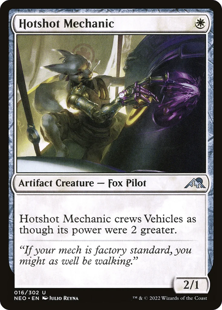 Hotshot Mechanic · Kamigawa: Neon Dynasty