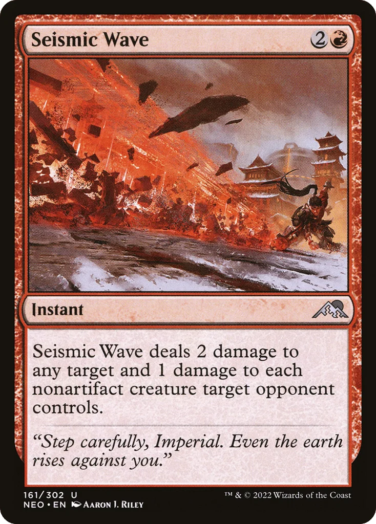 Seismic Wave · Kamigawa: Neon Dynasty