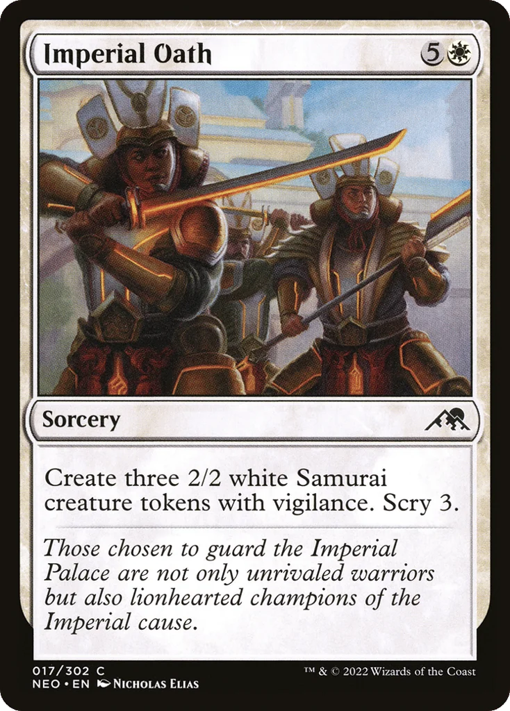 Imperial Oath · Kamigawa: Neon Dynasty