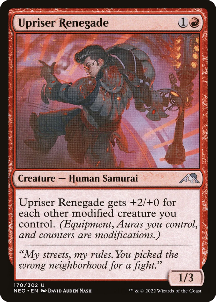 Upriser Renegade · Kamigawa: Neon Dynasty