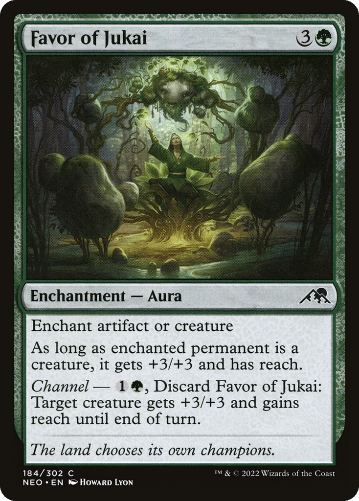 Favor of Jukai · Kamigawa: Neon Dynasty