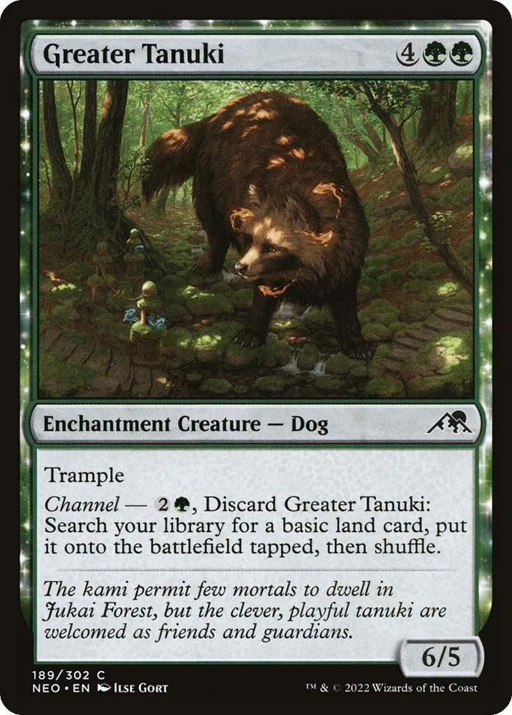 Greater Tanuki · Kamigawa: Neon Dynasty