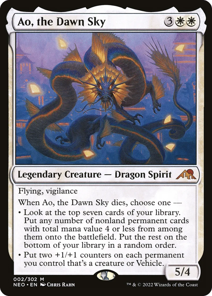 Ao, the Dawn Sky · Kamigawa: Neon Dynasty