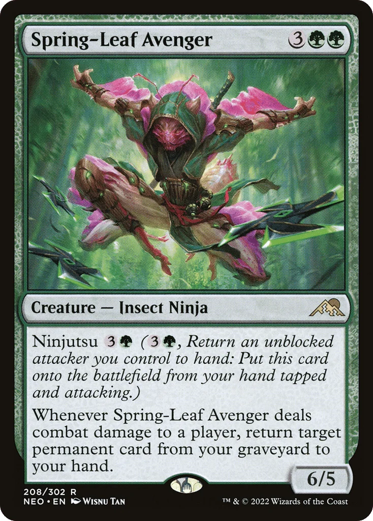 Spring-Leaf Avenger · Kamigawa: Neon Dynasty