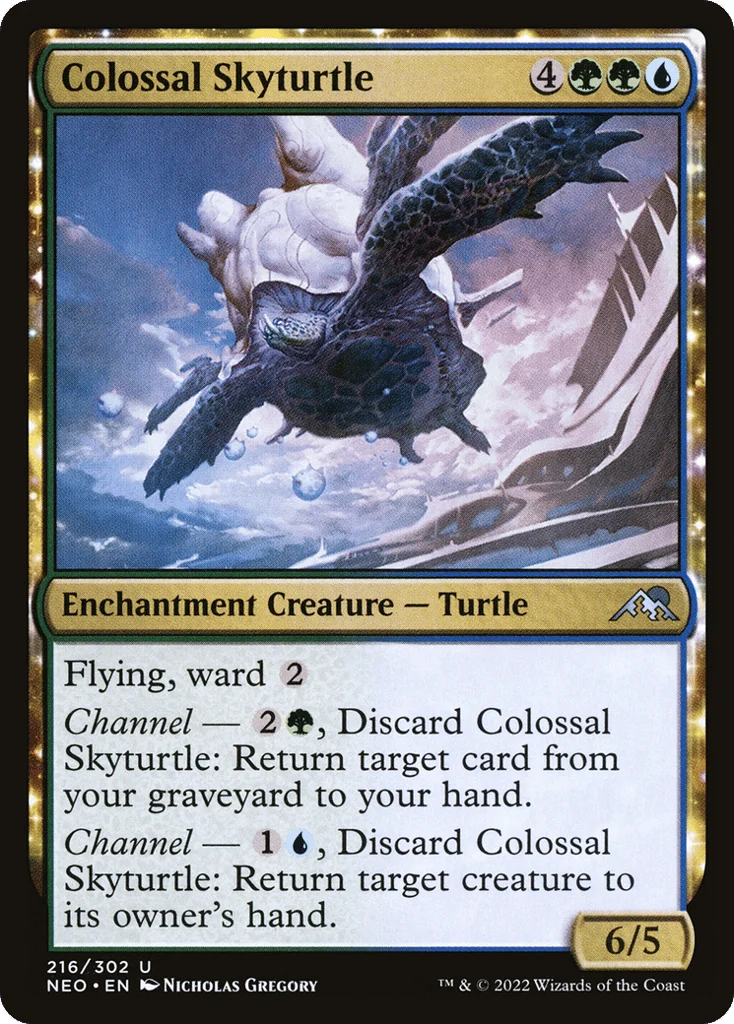 Colossal Skyturtle · Kamigawa: Neon Dynasty