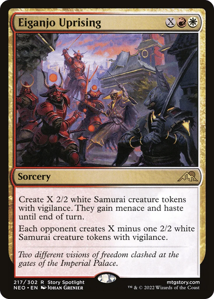 Eiganjo Uprising · Kamigawa: Neon Dynasty