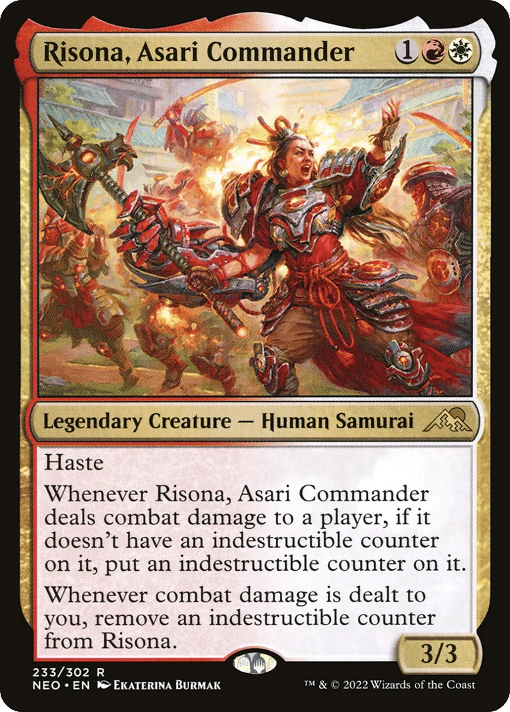 Risona, Asari Commander · Kamigawa: Neon Dynasty
