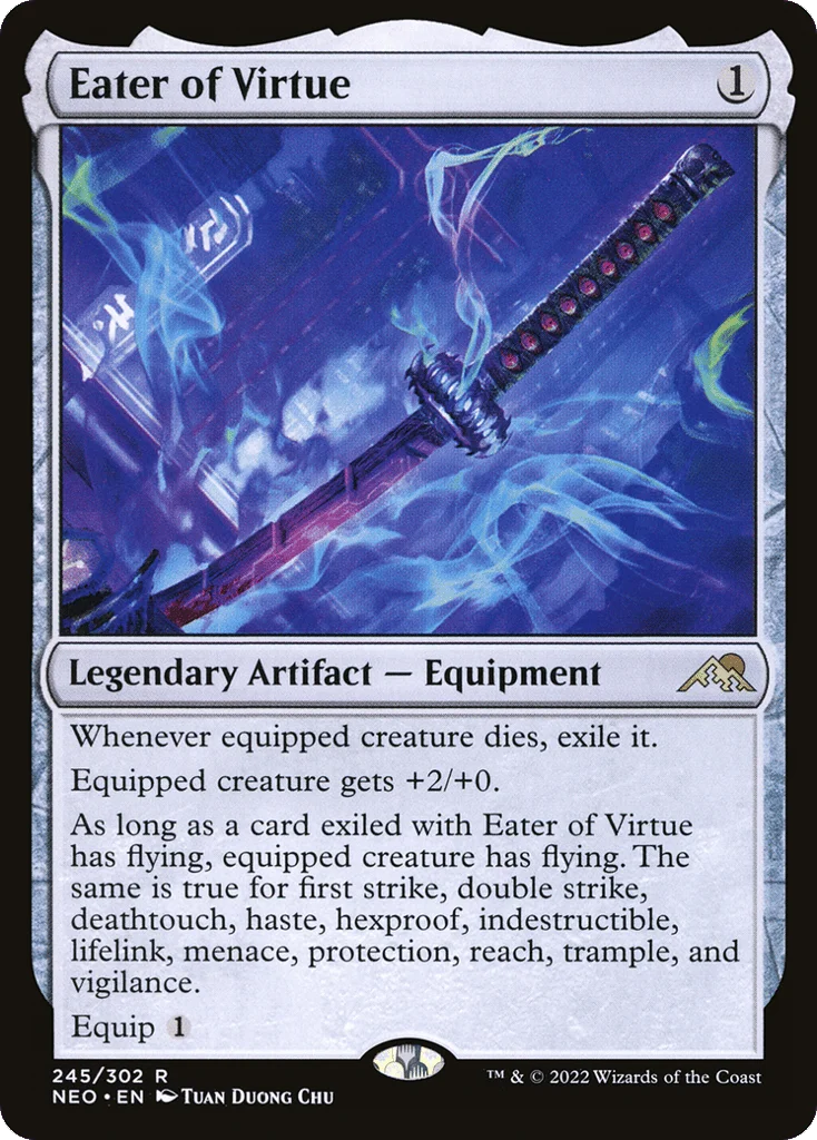 Eater of Virtue · Kamigawa: Neon Dynasty