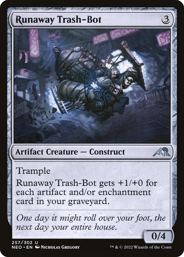 Runaway Trash-Bot · Kamigawa: Neon Dynasty