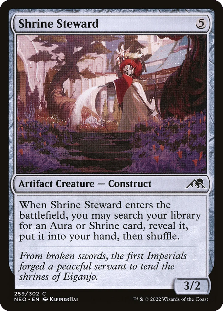 Shrine Steward · Kamigawa: Neon Dynasty