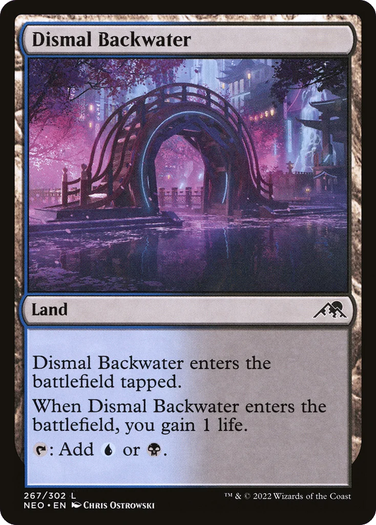 Dismal Backwater · Kamigawa: Neon Dynasty
