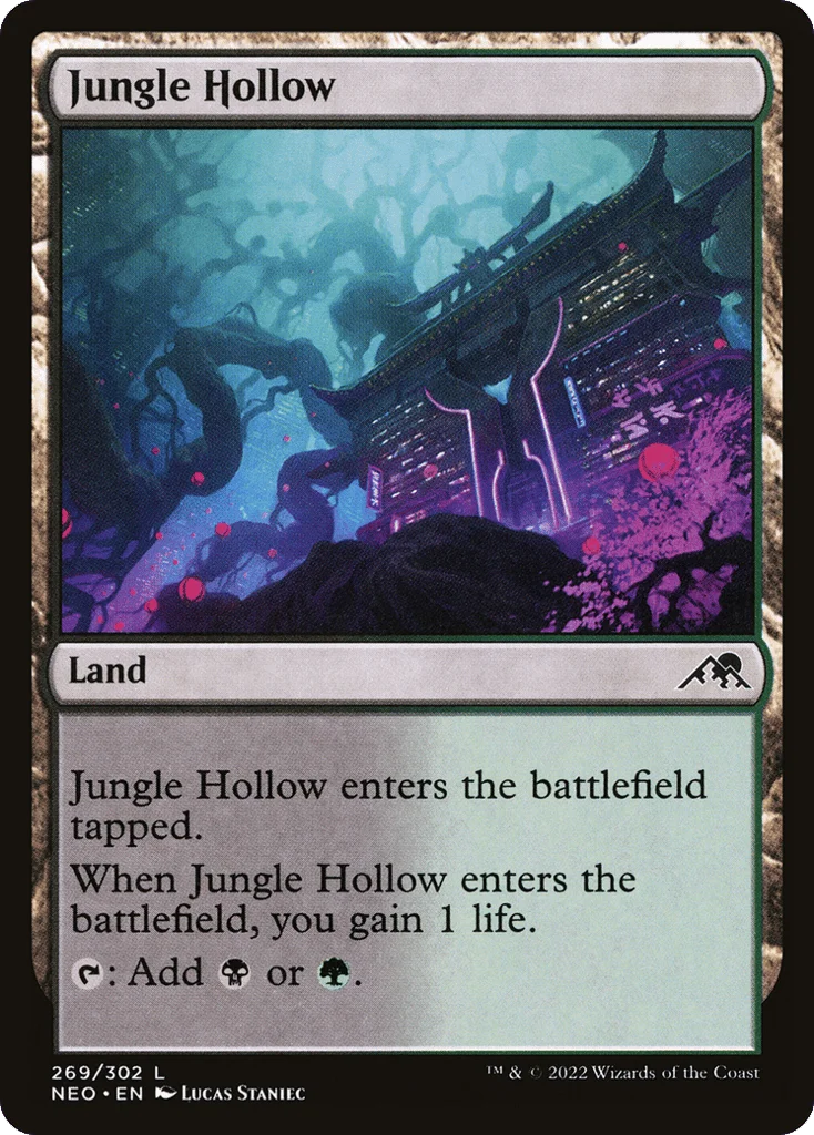 Jungle Hollow · Kamigawa: Neon Dynasty