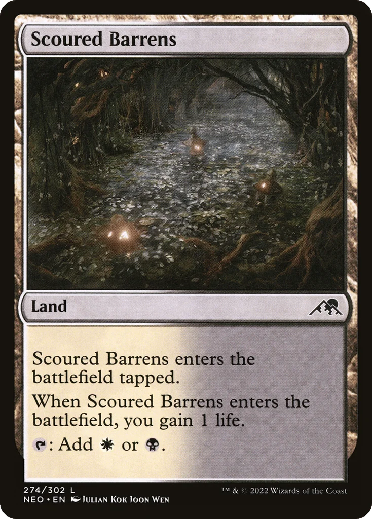 Scoured Barrens · Kamigawa: Neon Dynasty