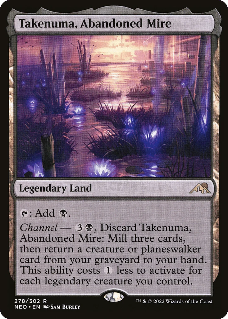 Takenuma, Abandoned Mire · Kamigawa: Neon Dynasty