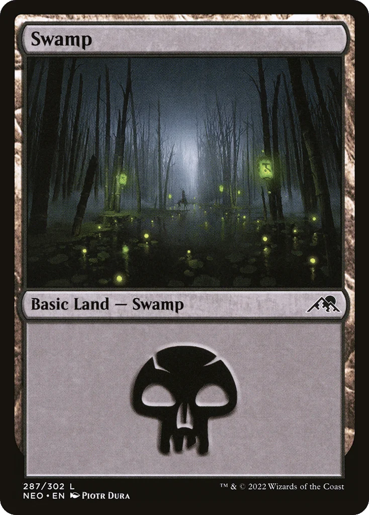 Swamp · Kamigawa: Neon Dynasty